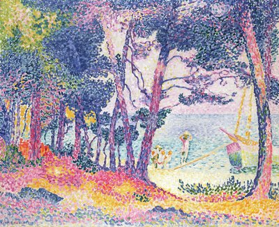 A Pine Grove, 1906 by Henri Edmond Cross